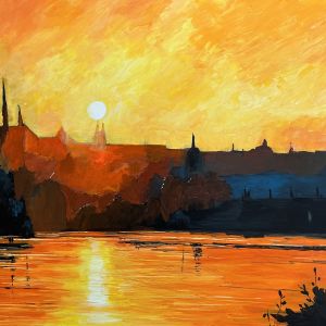 Zlatá hodinka 100x70